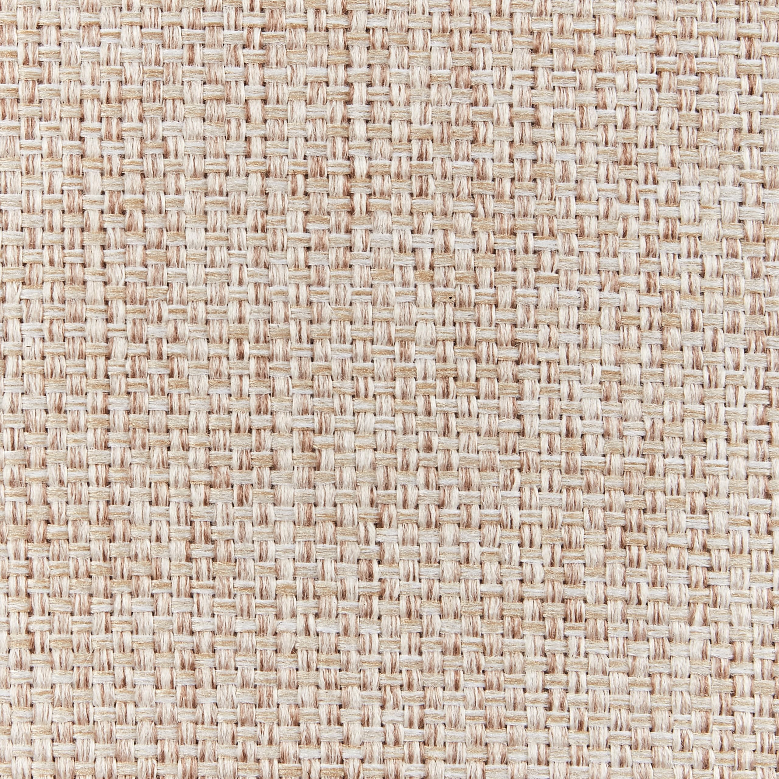 Beliani Sessel Bouclé beige/Dunkelbraun mit Armlehnen Retro Stil Esrum