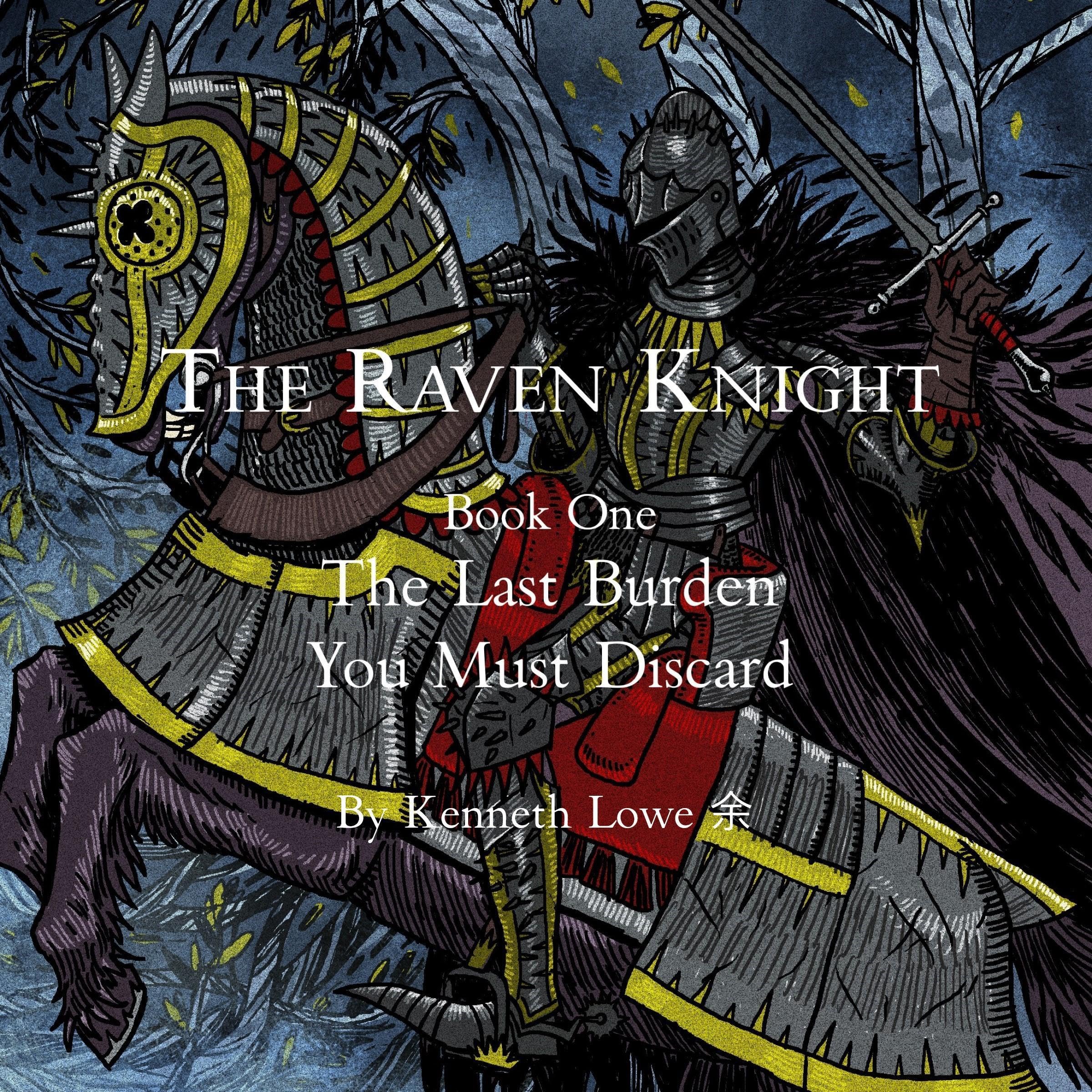 Cover art for The Raven Knight, Book One