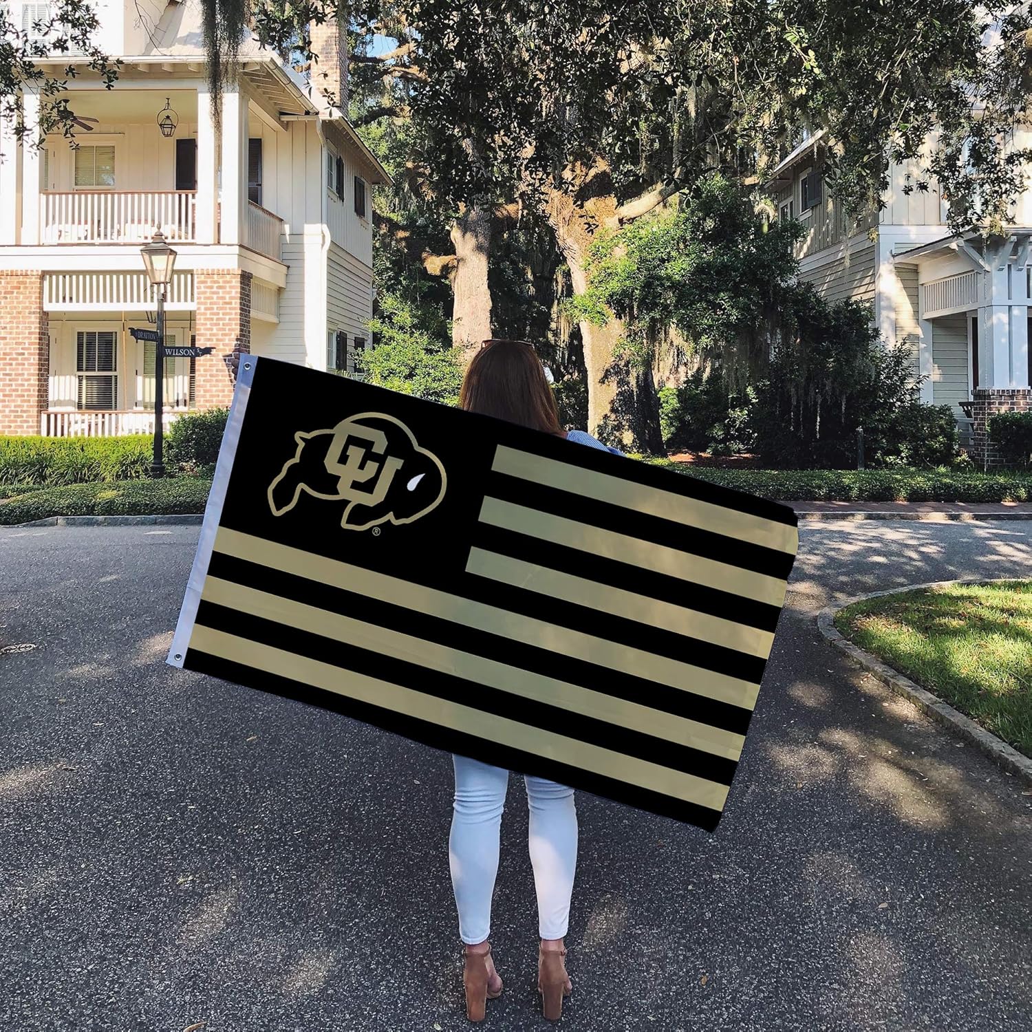 Desert Cactus University of Colorado Flag Buffaloes CU Buffs Banners 100% Polyester Indoor Outdoor 3x5 feet Flags (Nation) - Image 5