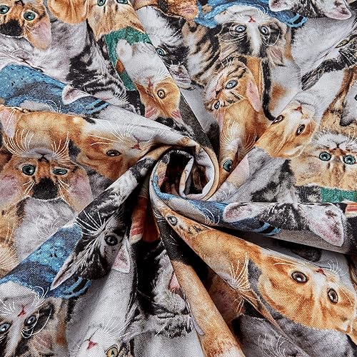 Miniatura 4 de Gatos empacados para razas de gatos, tela por yarda