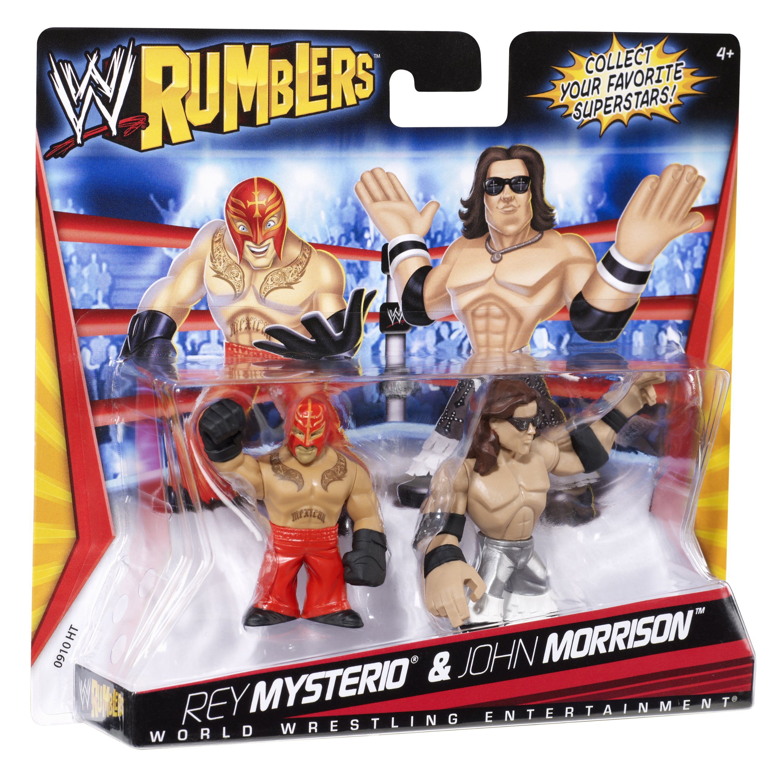 WWE Rumblers Rey Mysterio And John Morrison Figure 2-Pack : Amazon