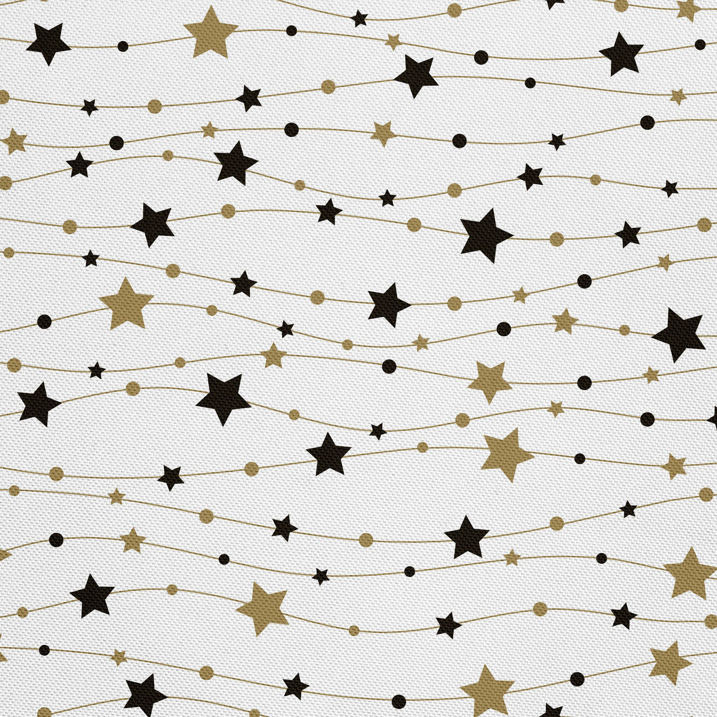 HEKO PANELS Tela Para Tapizar Impermeable Por Metro Telas Tintada Para Sofas Gruesa Resistente Al Desgaste Antimanchas Sillas Loneta Estampada Estrellas 5 Metros 155 x 500 cm