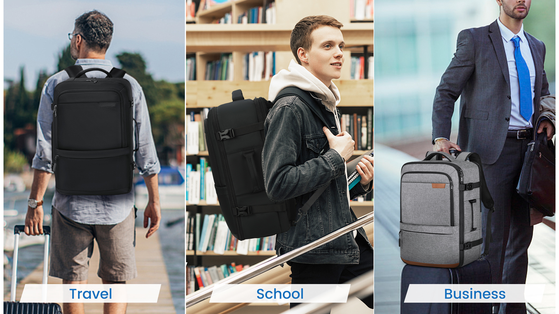 Zaino Ryanair 40x20x25 Sottovuoto HOMIEE Zaino Da Viaggio 40L