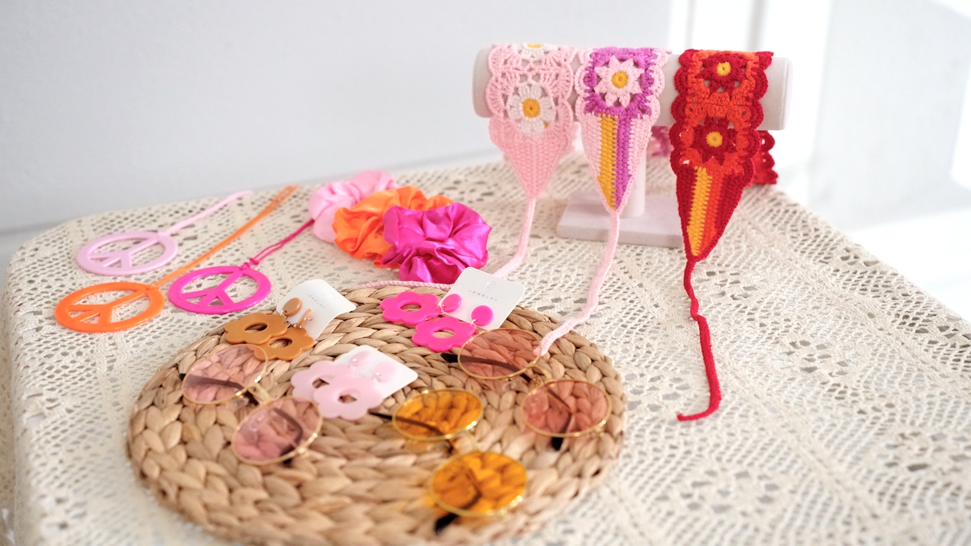 パーツ hippie Amazon.com: Remuuly 5 Pcs 60s 70s Hippie Accessories for Women