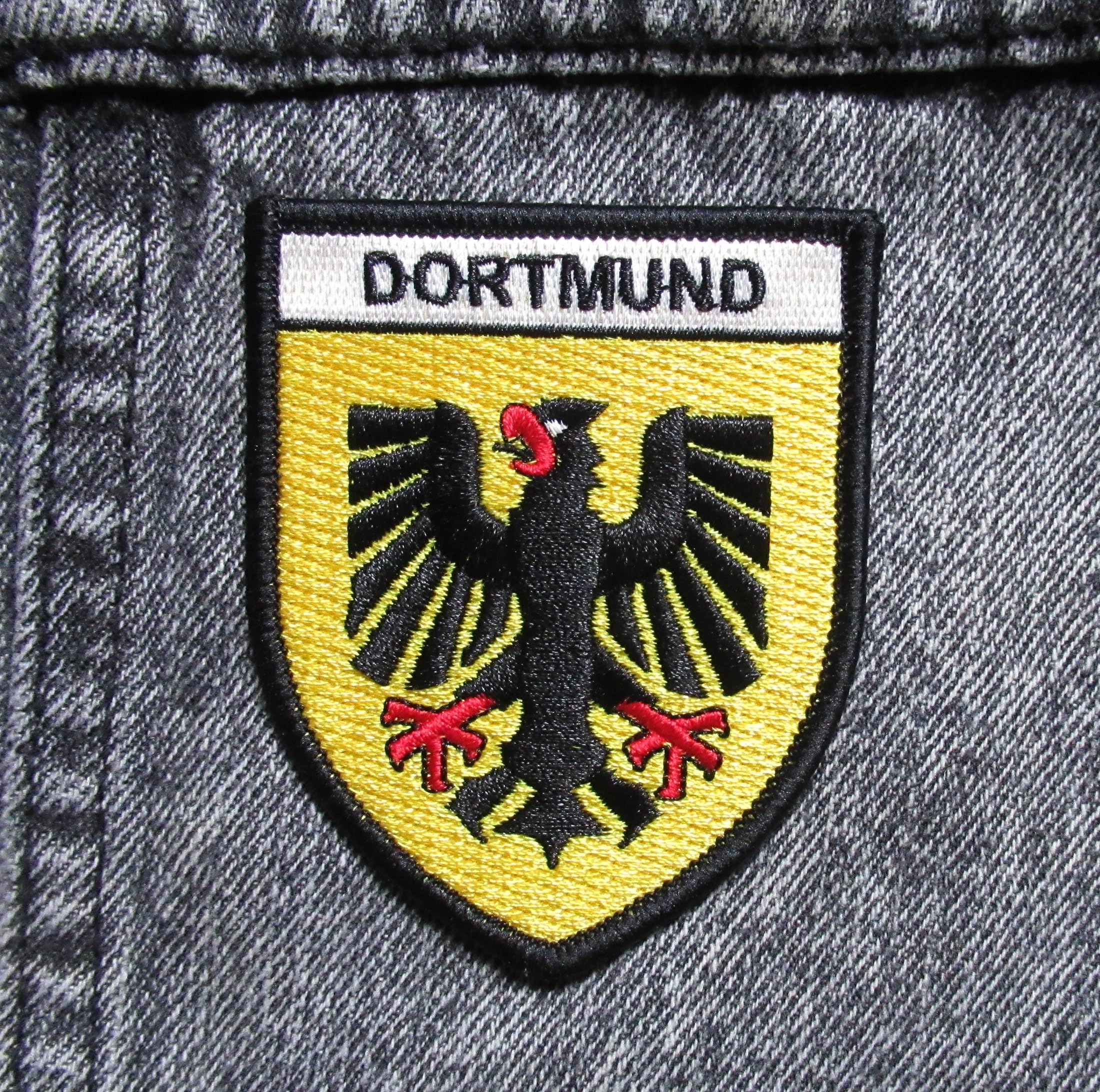 Die Spinnen in Anti Dortmund Obelix Fussball Fanclub Kutte Aufnäher Patch