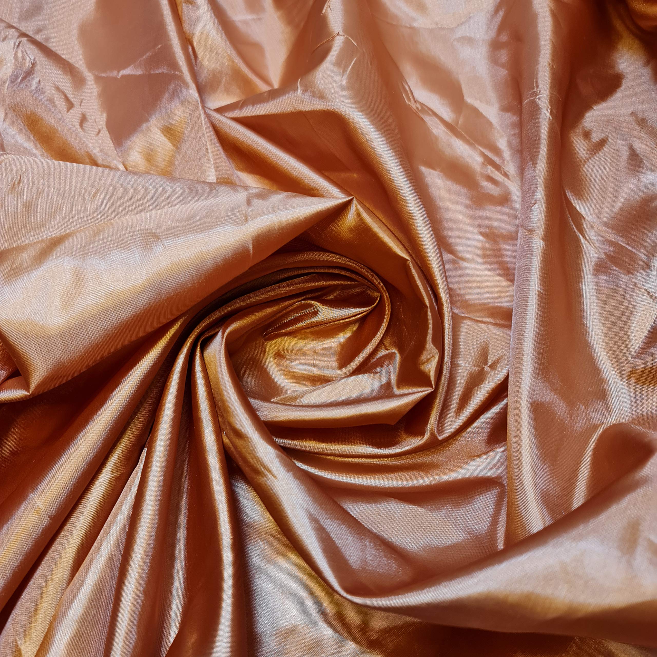 Habotai Dress Skirt Jacket Anti Static Lining Decor Fabric 150cm STH Available in 45 Colours (Rust, 1 Meter) — image 1