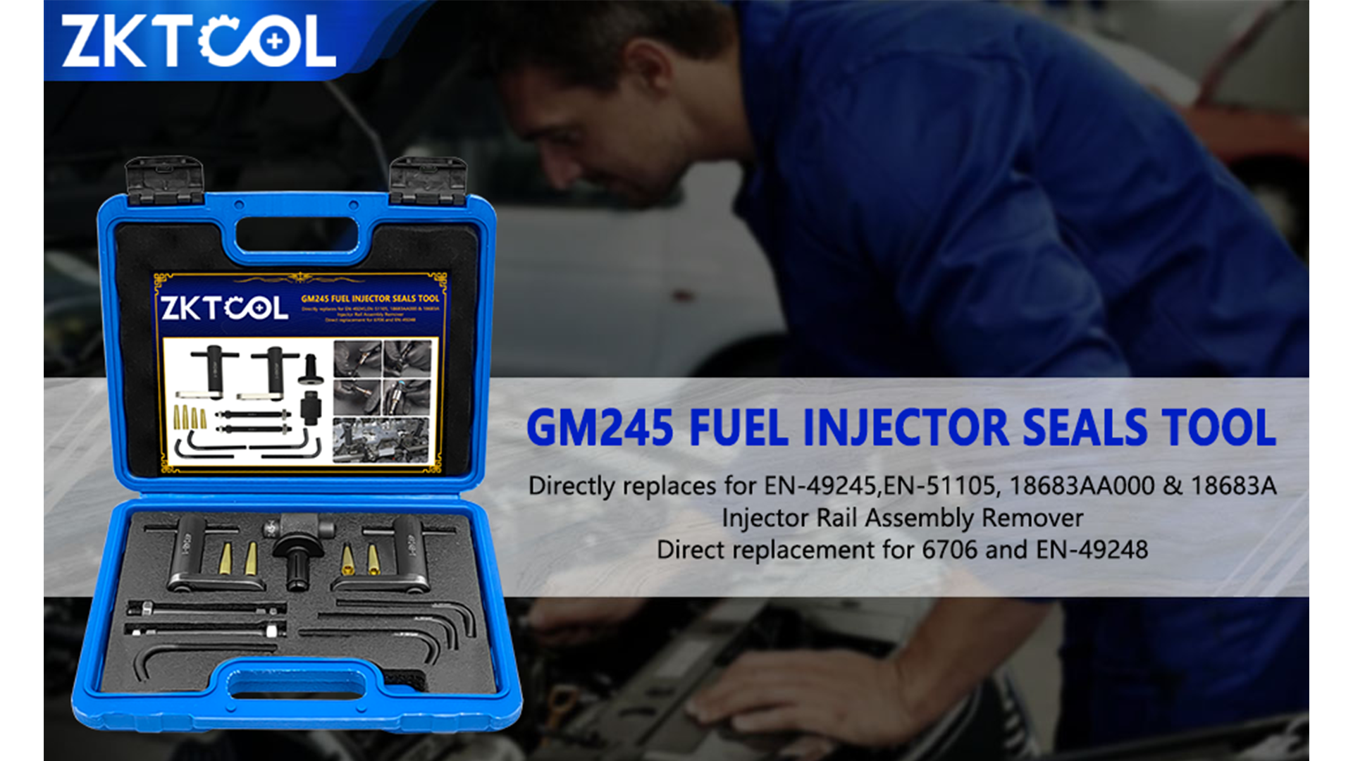 Amazon.com: ZKTOOL GM245 Fuel Injector Rail Assembly Remover Tool