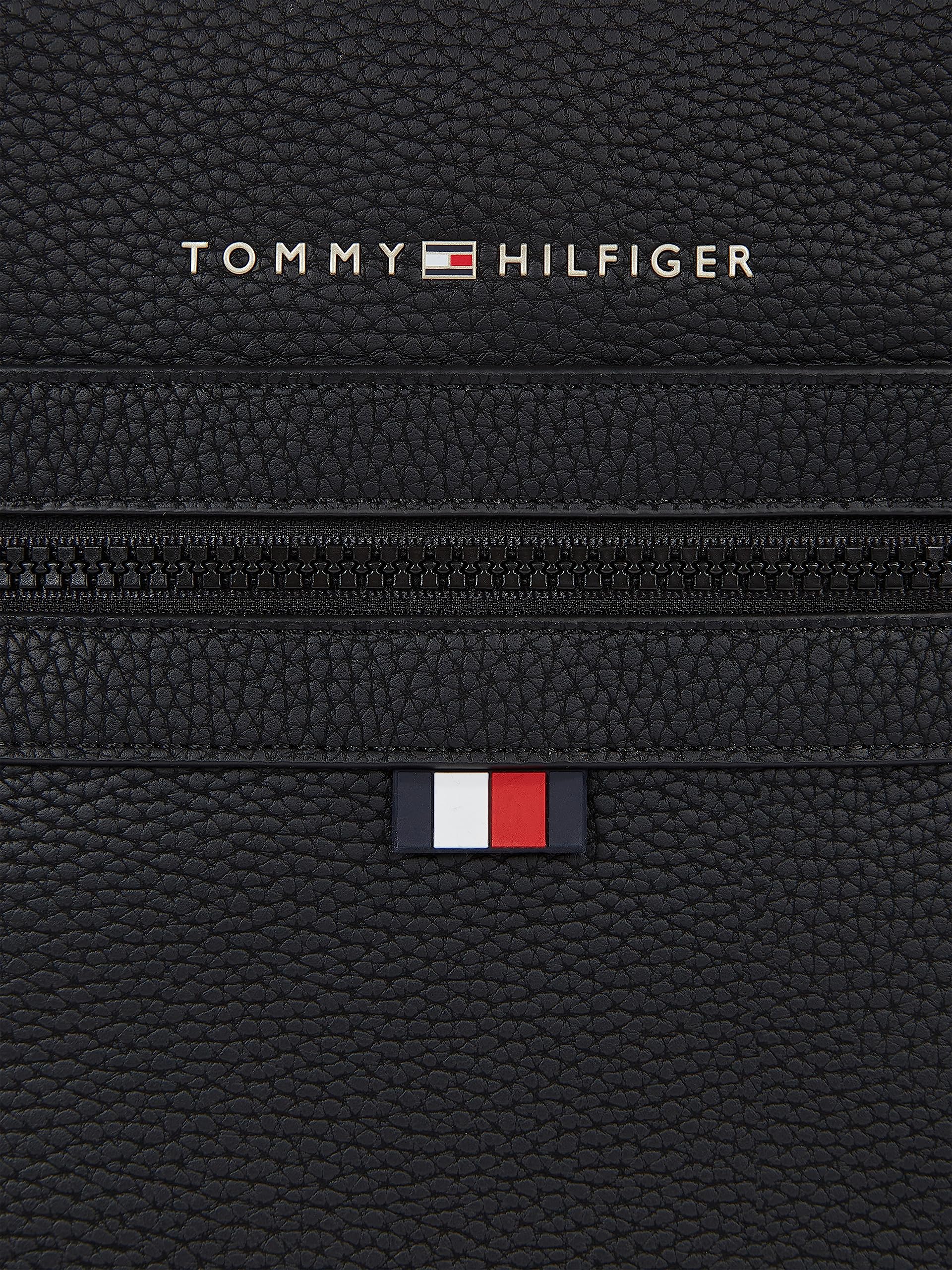Tommy Hilfiger Borsa a Tracolla Uomo Essential PU Crossover Piccola, Nero (Black), Taglia Unica