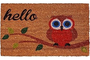 Calloway Mills Elf Owl Hello Doormat