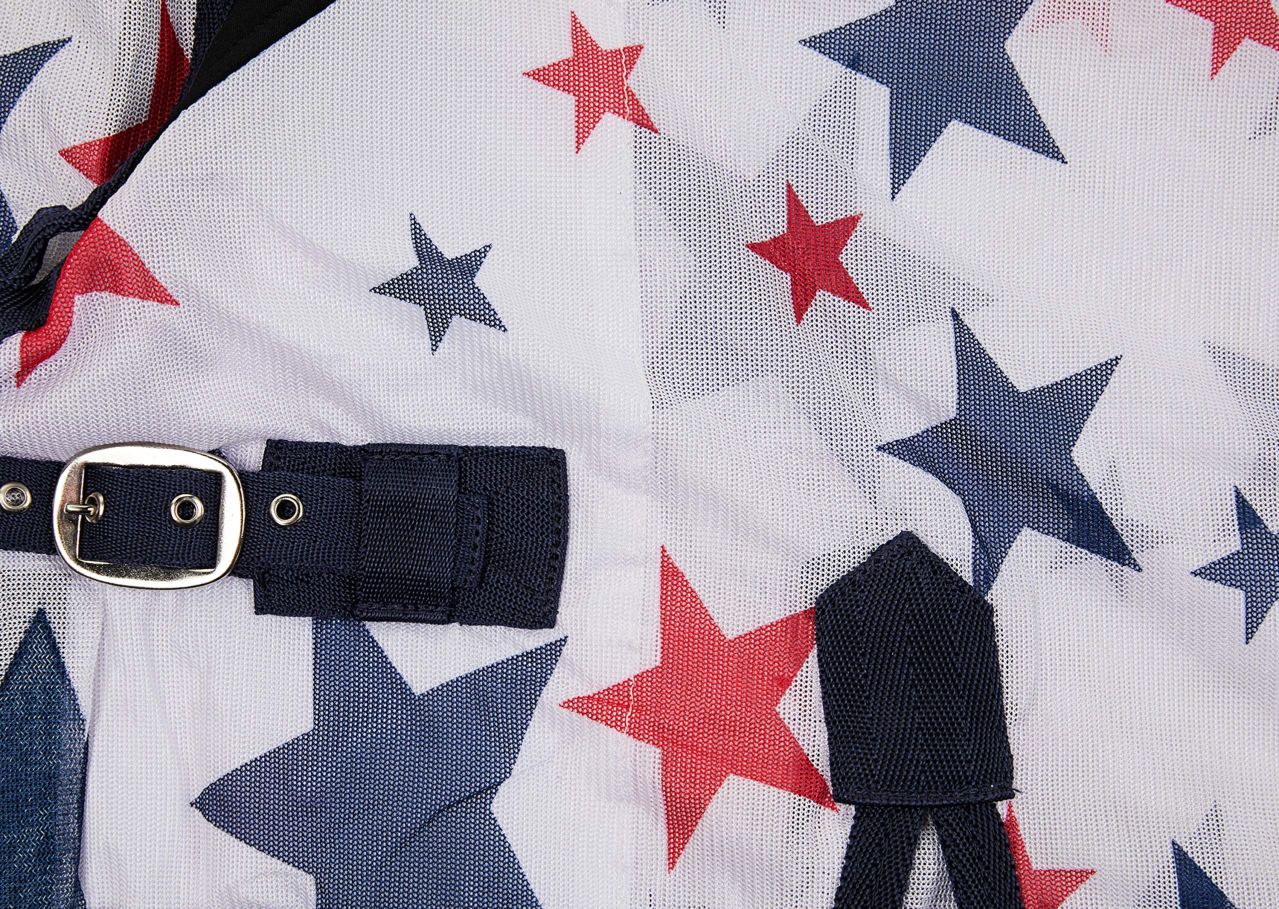 Rhinegold Unisex's 681-4/9-STAR Sahara Fly Rug-4/9-Star, Star Print, 4'9