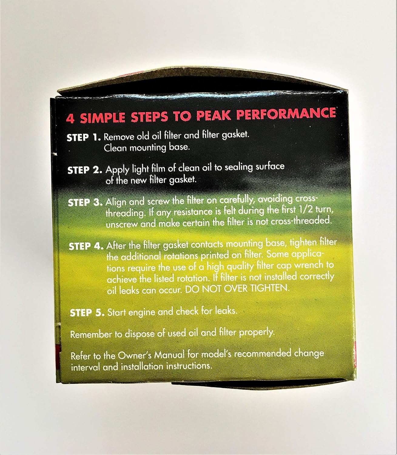 Kawasaki 49065-7007 Oil Filter (4 Pack)