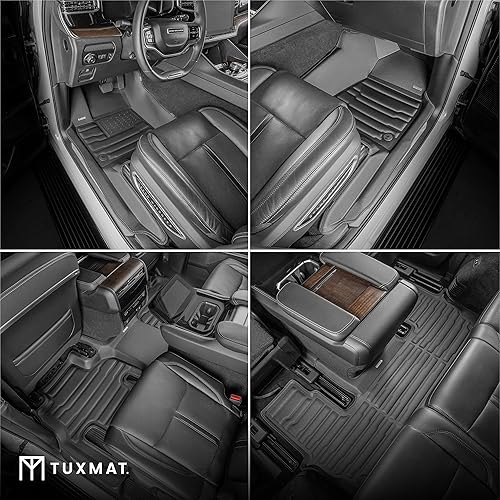 Miniatura 2 de TuxMat - Para modelos Jeep Grand Wagoneer de 7 plazas 2022-2026 - Alfombrillas personalizadas para automóvil - Cobertura máxima, todo tipo de clima,