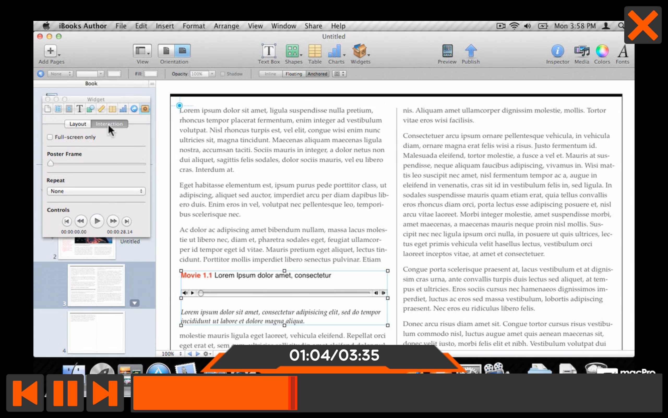Ibook Pdf Course iBooks Author Course 101 By macProVideo - App on Amazon Appstore