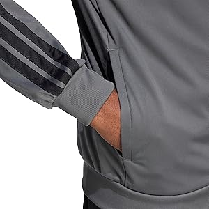 adidas Men's 3-Stripes Tricot Track Top