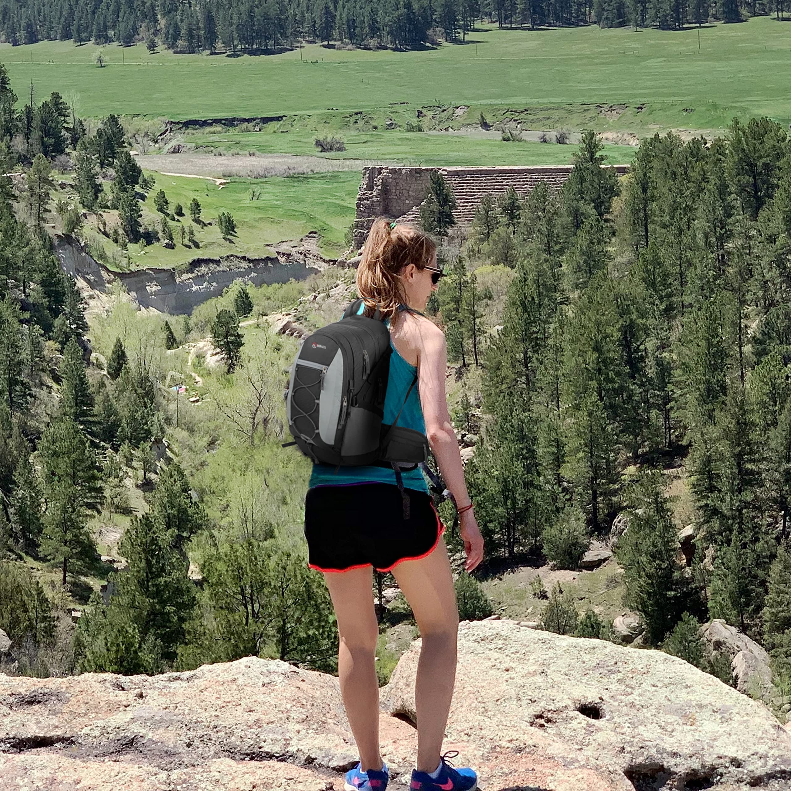 Hydration Backpack With 2l Bpa Free Water Bladder, Water Backpack For Hiking, Cycling, Camping - View #2