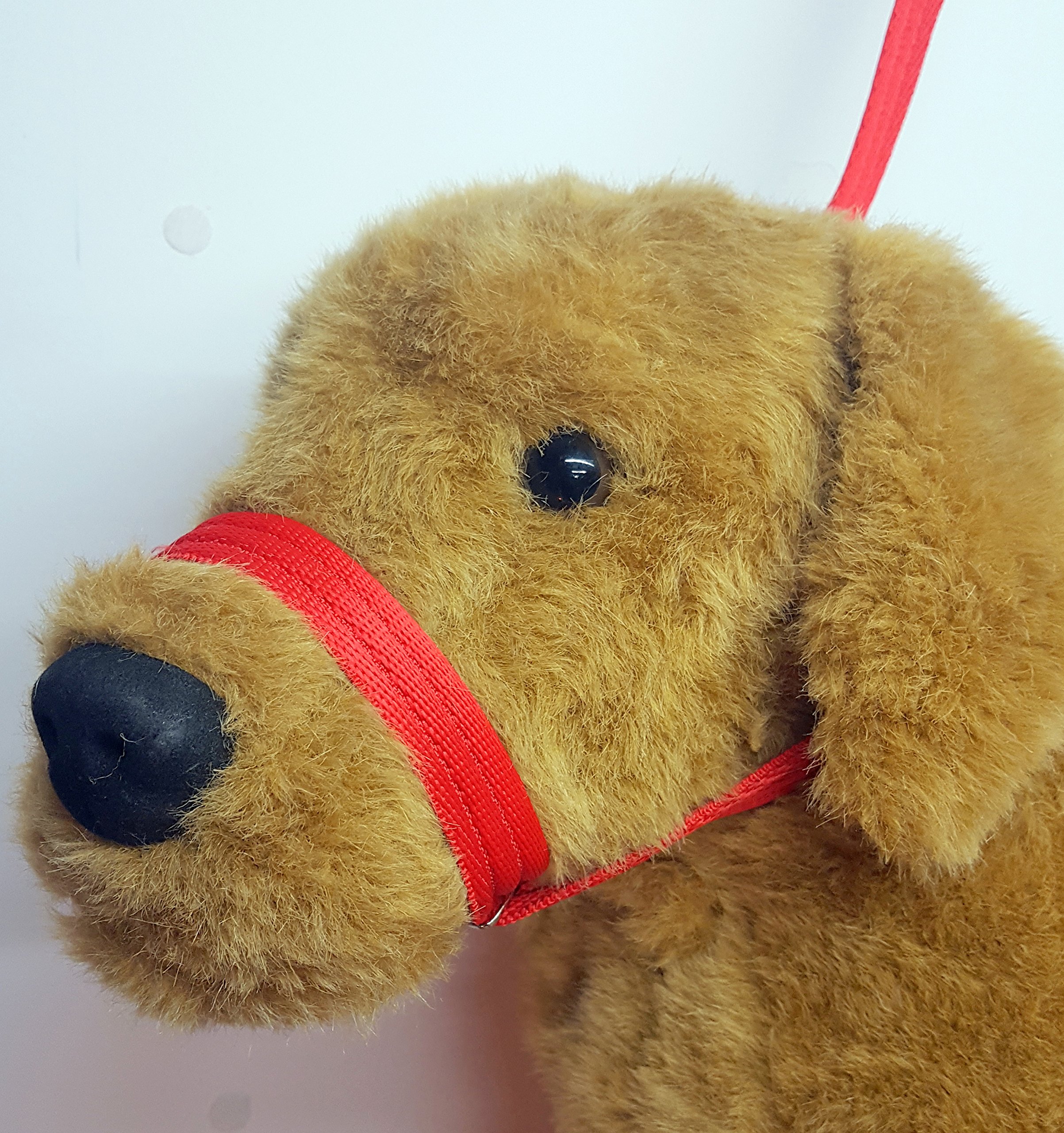 Tufftex Lead Figure Of Eight SOFT Cushion Easy Halter Headcollar Lead, 3 in one lead, (Red)