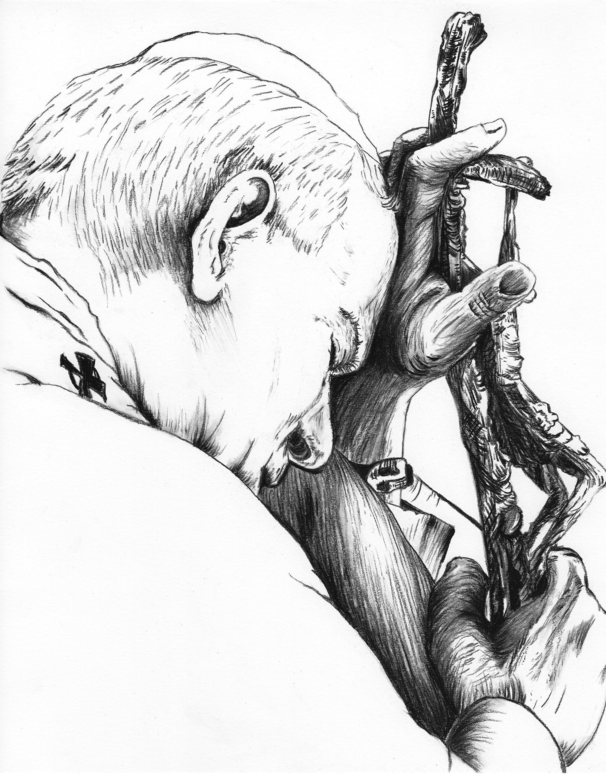 11" x 14" Saint Pope John Paul II print on Gallery quality archival paper