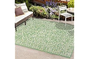 JONATHAN Y Malta Bohemian Medallion Textured 8x10 Cream Area Rug