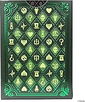 Vista 4 de Cartas de juego Bicycle Villanos de Disney - Incluye 12 villanos de Disney incluyendo Cicatrices, Maléfica, Úrsula y más - Cartas de juego verdes
