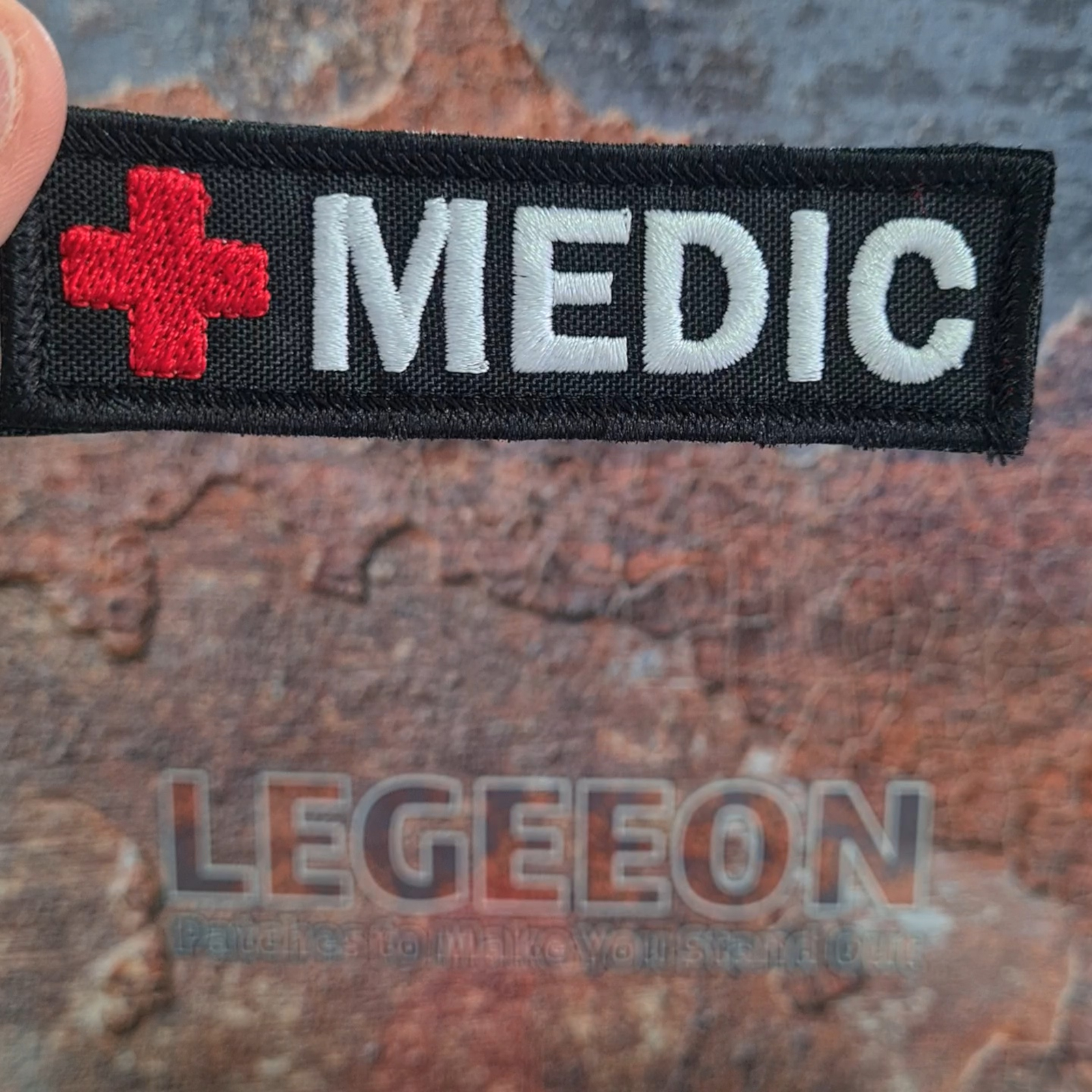 Medic EMS 1x3.5 Medical EMS Paramedic Morale Tactical Military Fastener Patch