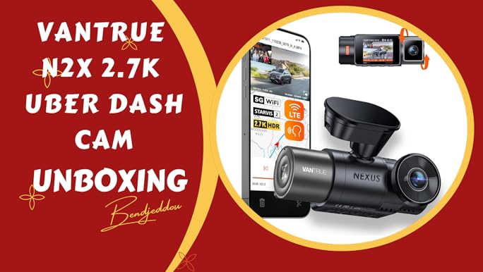 Amazon.com: Vantrue E360 ACE 3 Channel WiFi Dash Cam, Dual
