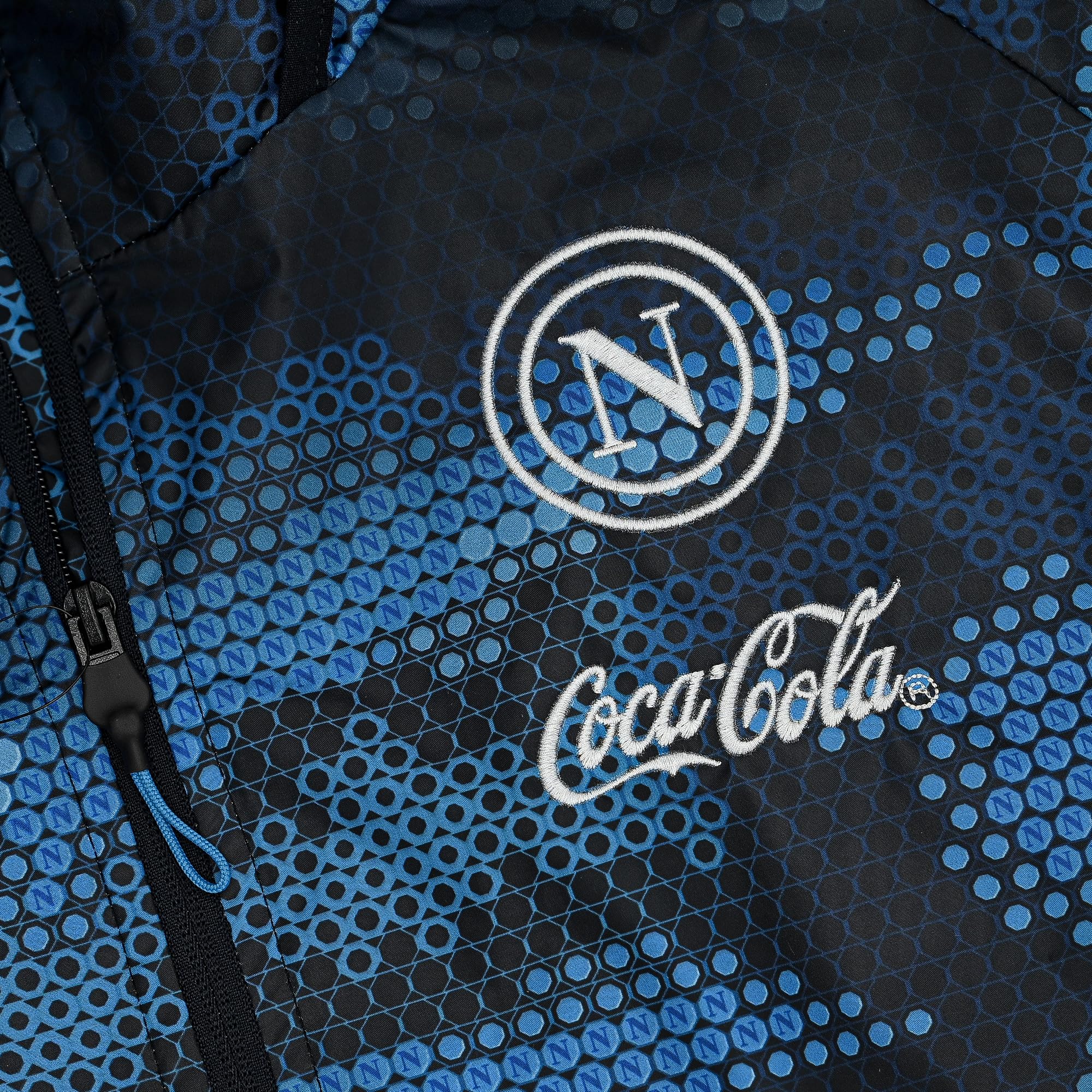 SSC NAPOLI Giacca Antivento, EA7 Prodotto Ufficiale, Softshell Calcio 2024/2025
