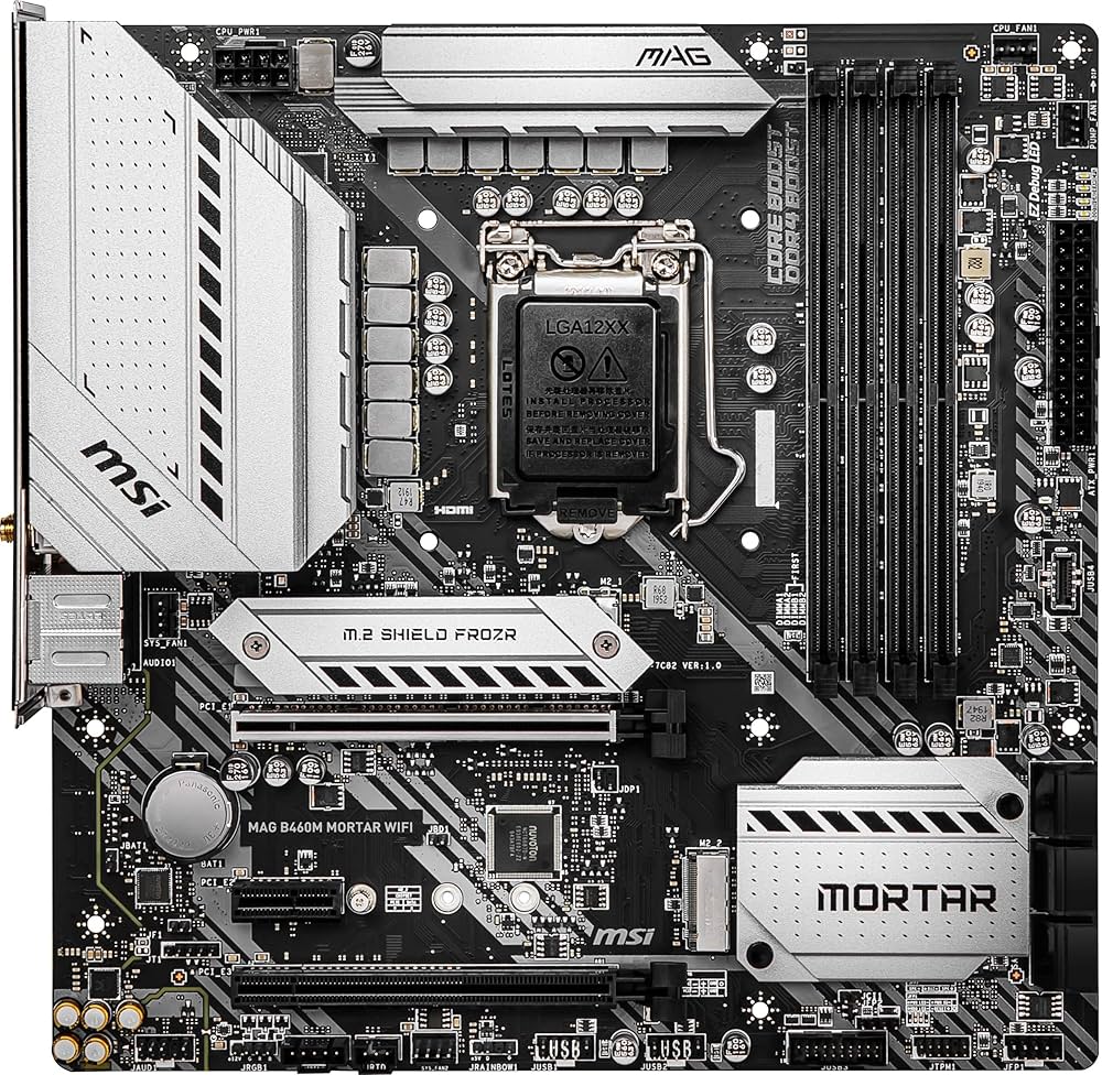 Amazon.co.jp: MSI MAG B460M MORTAR WIFI マザーボード