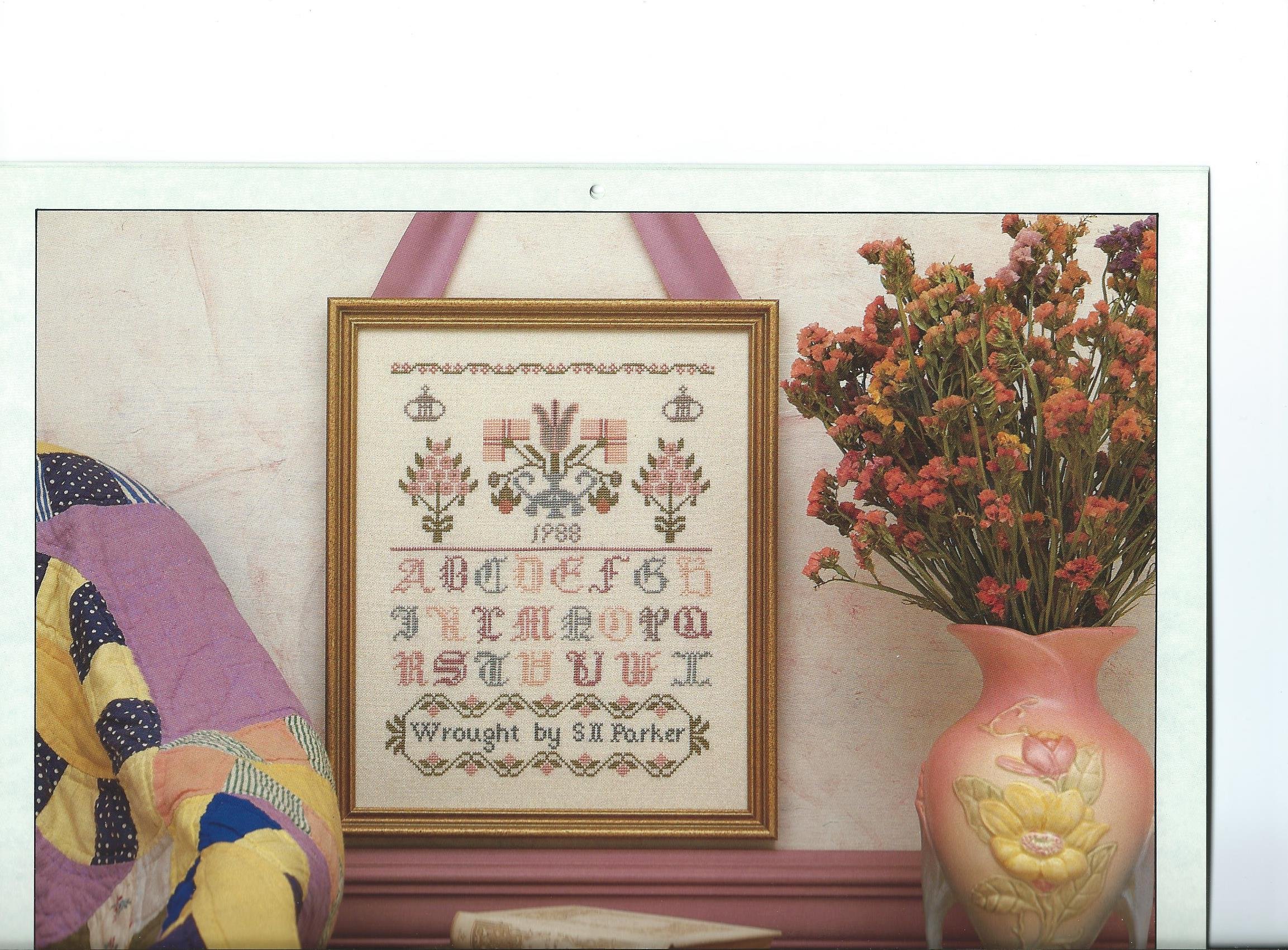 THE YEAR IN SAMPLERS 1988 (Workbook, needlework, calendar,)