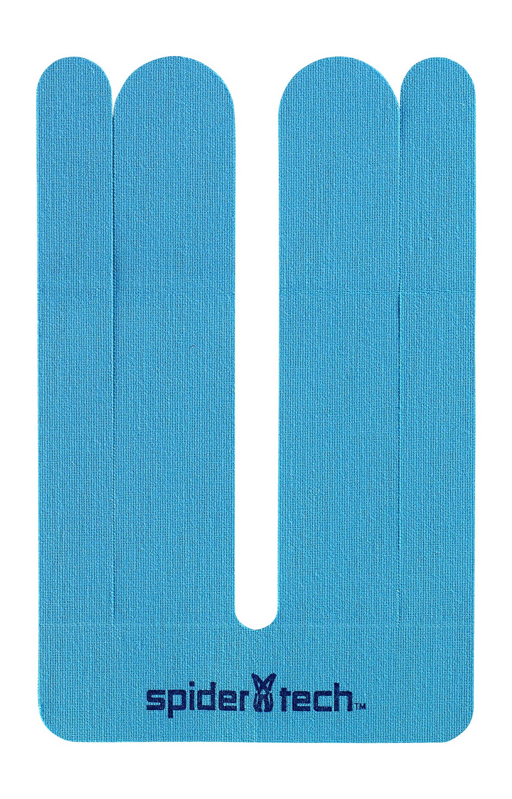 Spidertech Unisex Adult NI0040.12.BT.22 Spidertech Kinesiology Tap, Lower Back Spider 6pc Tin-Blue - blue, x