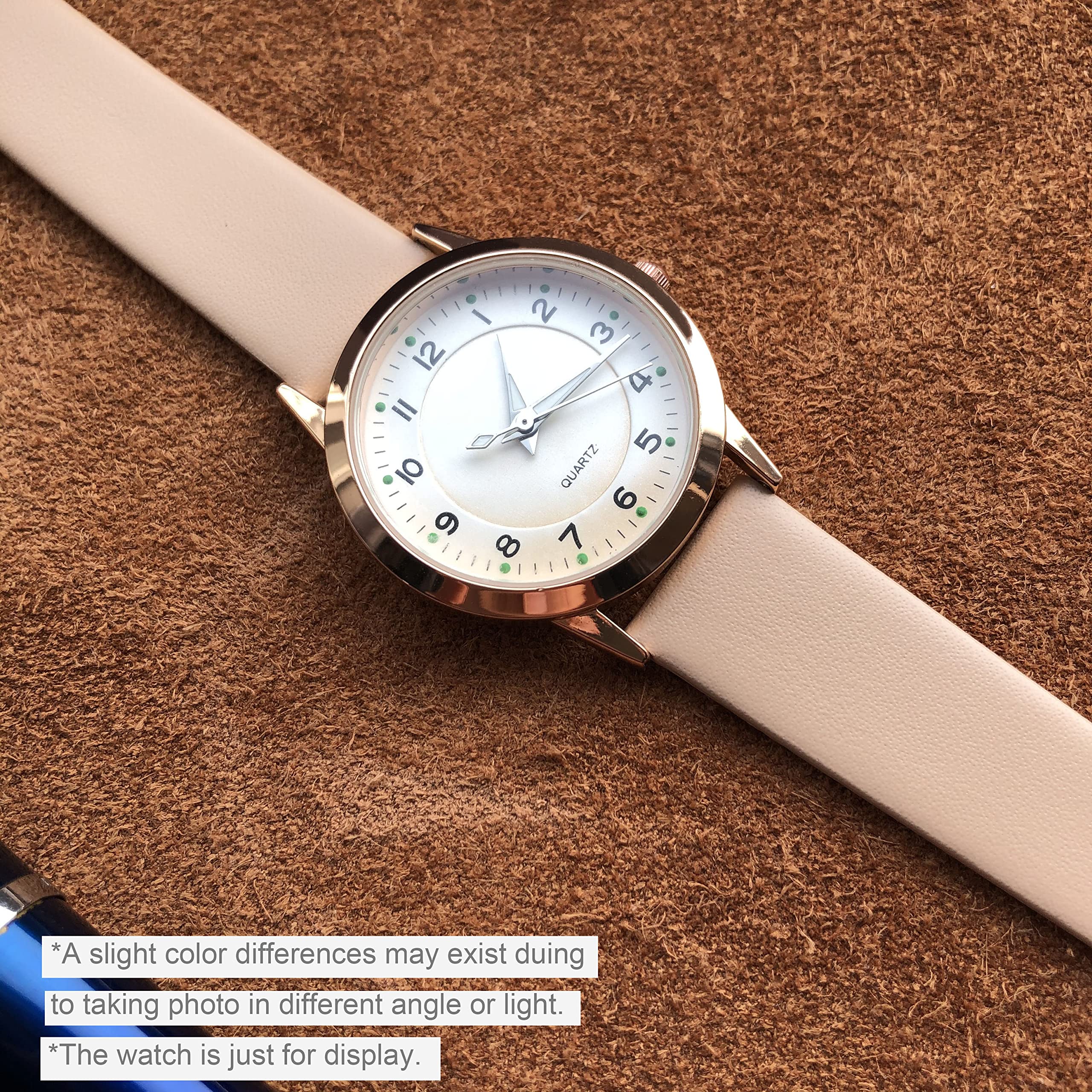 Correas Reloj Cuero Suave Ultrafino Correa de Recambio 6mm-24mm