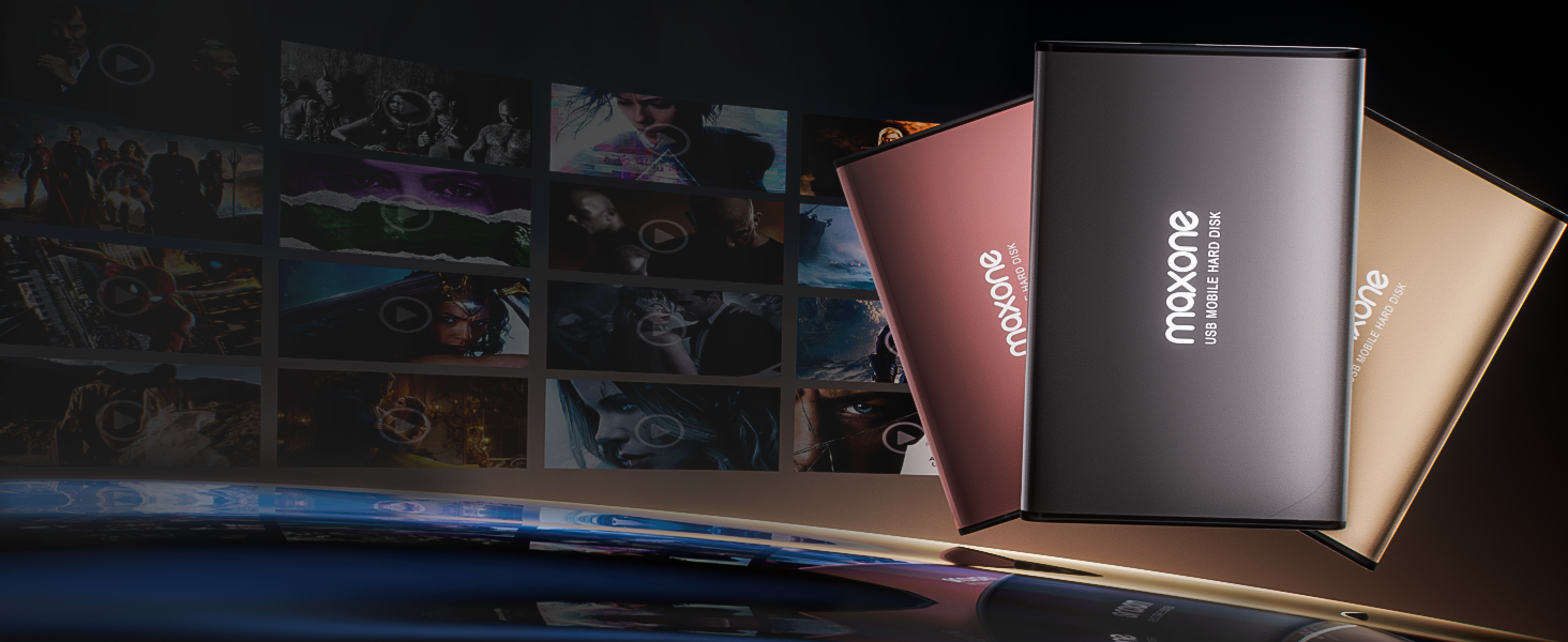 Amazon.com: Maxone 500GB Ultra Slim Portable External Hard