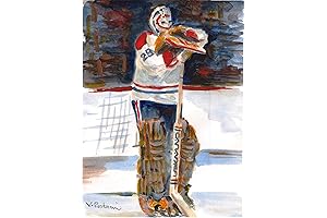 Nostalgic Ken Dryden Montreal Canadiens Canvas Print