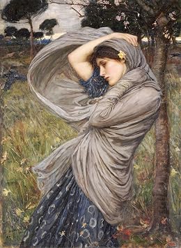 John William Waterhouse Boreas Poster Print - Unframed Wall Art - Living Room Bedroom Office Home Decor - 24x36