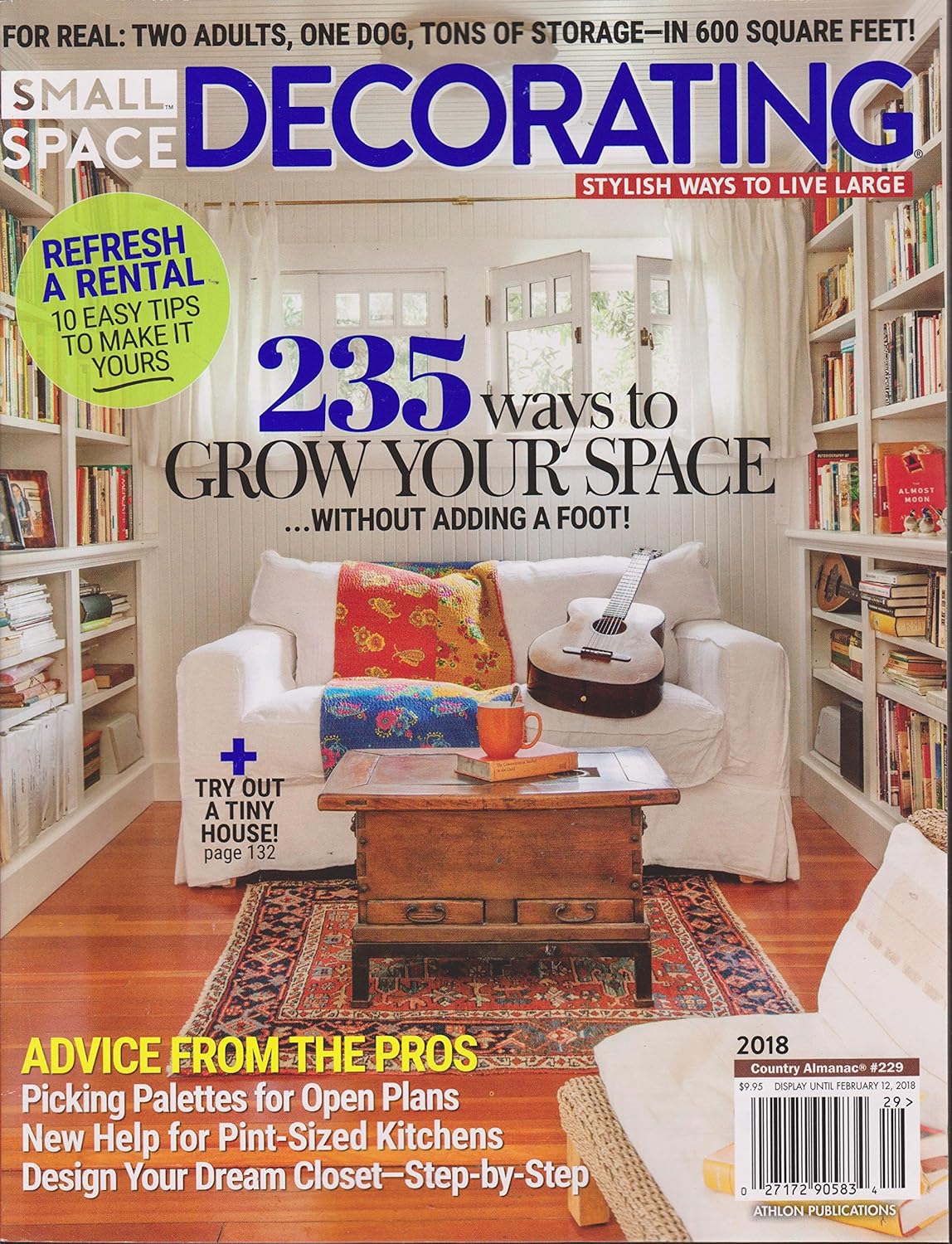 Small Space Decorating Magazine 2018 Country Almanac 229 Various Books