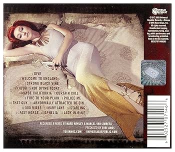 CD+DVD！トリ・エイモス/ABNORMALLY ATTRACTED TO 〜 Amazon.com: Abnormally Attracted To Sin: CDs & Vinyl