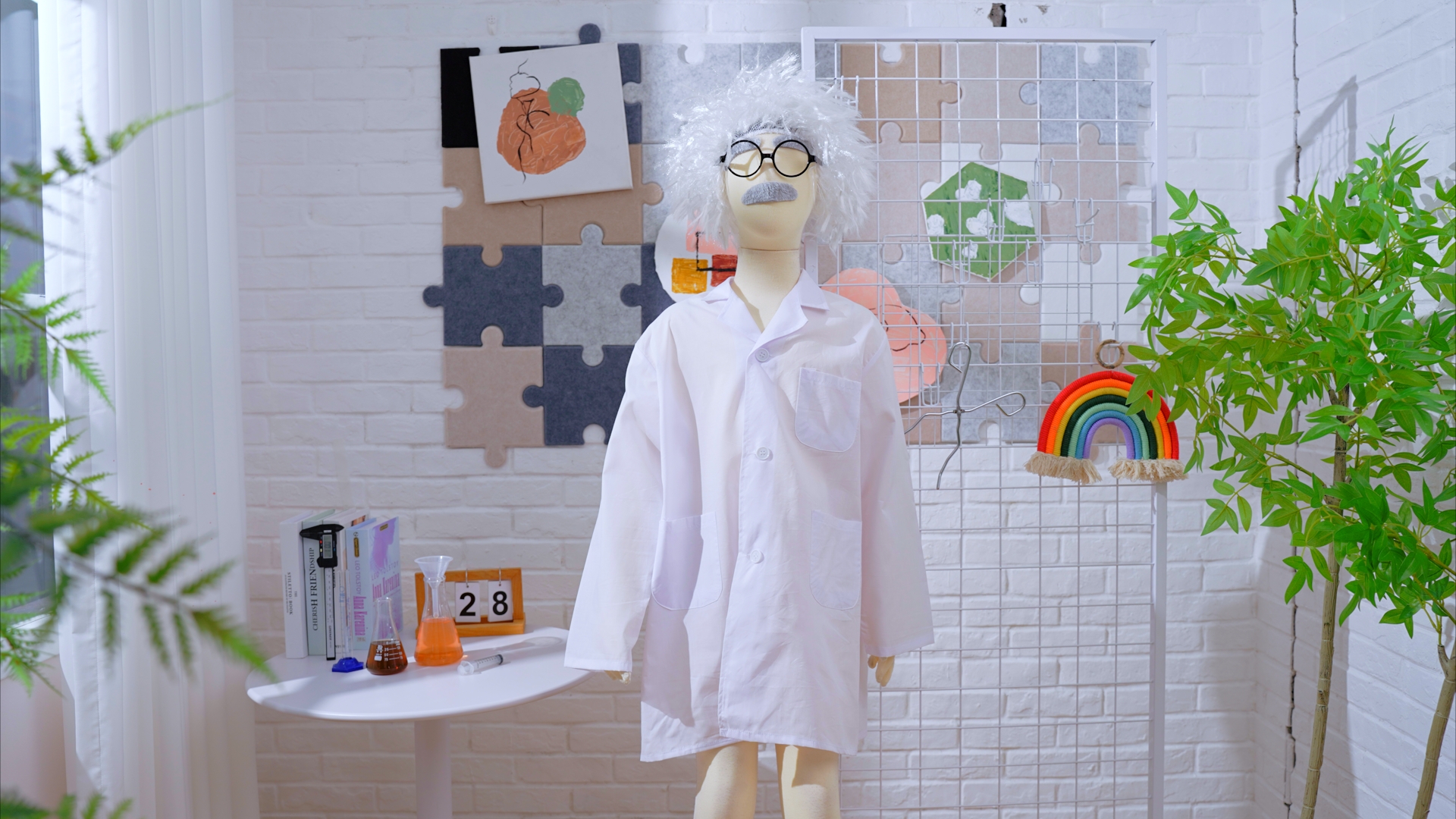 Disfraz científico loco infantil miniatura 7
