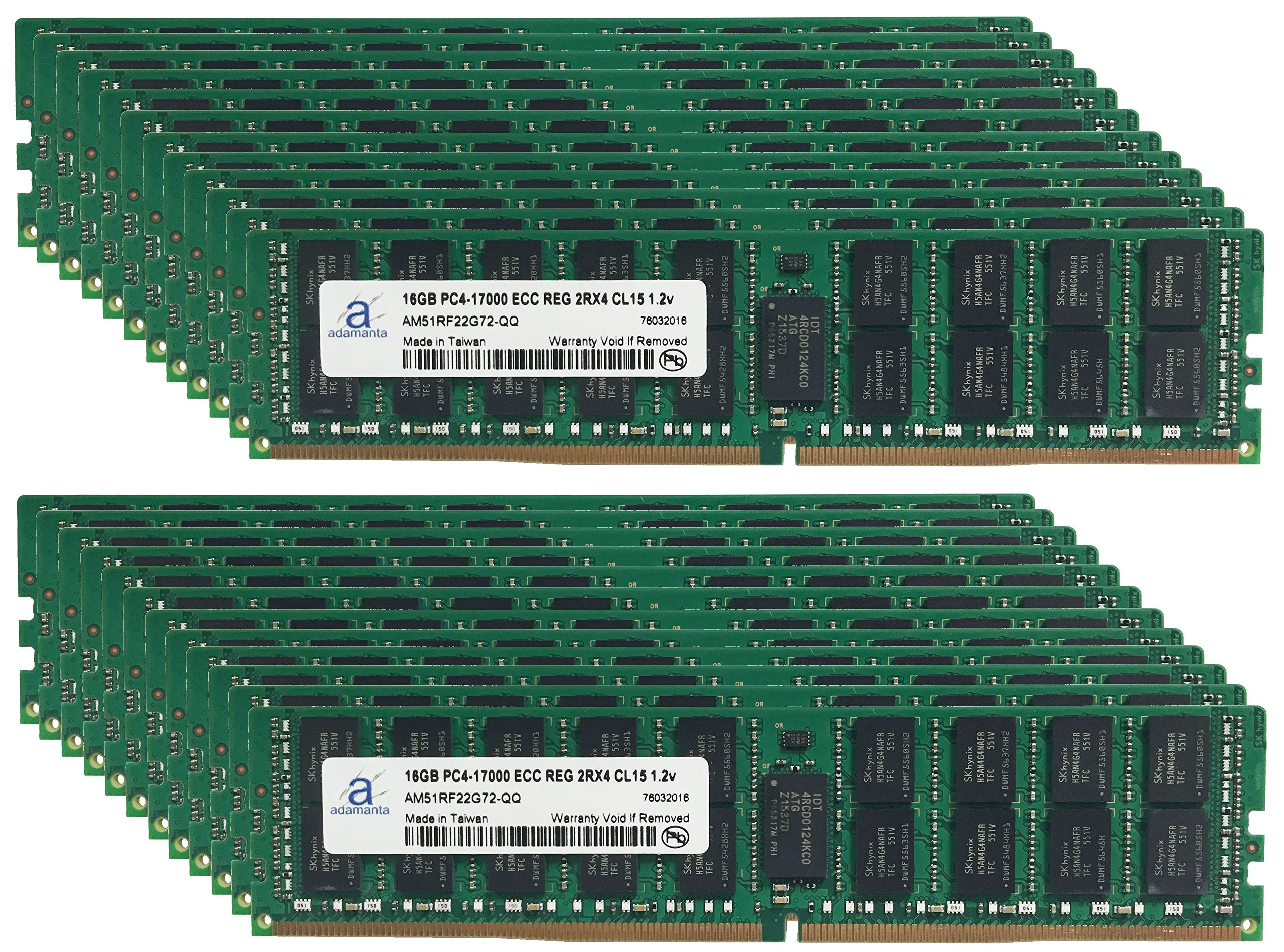 16GB DDR4 サーバーメモリ 4枚セット 最安挑戦】2枚組（8GB*2枚 合計16GB） 16GB DDR4-17000 DDR4-2133