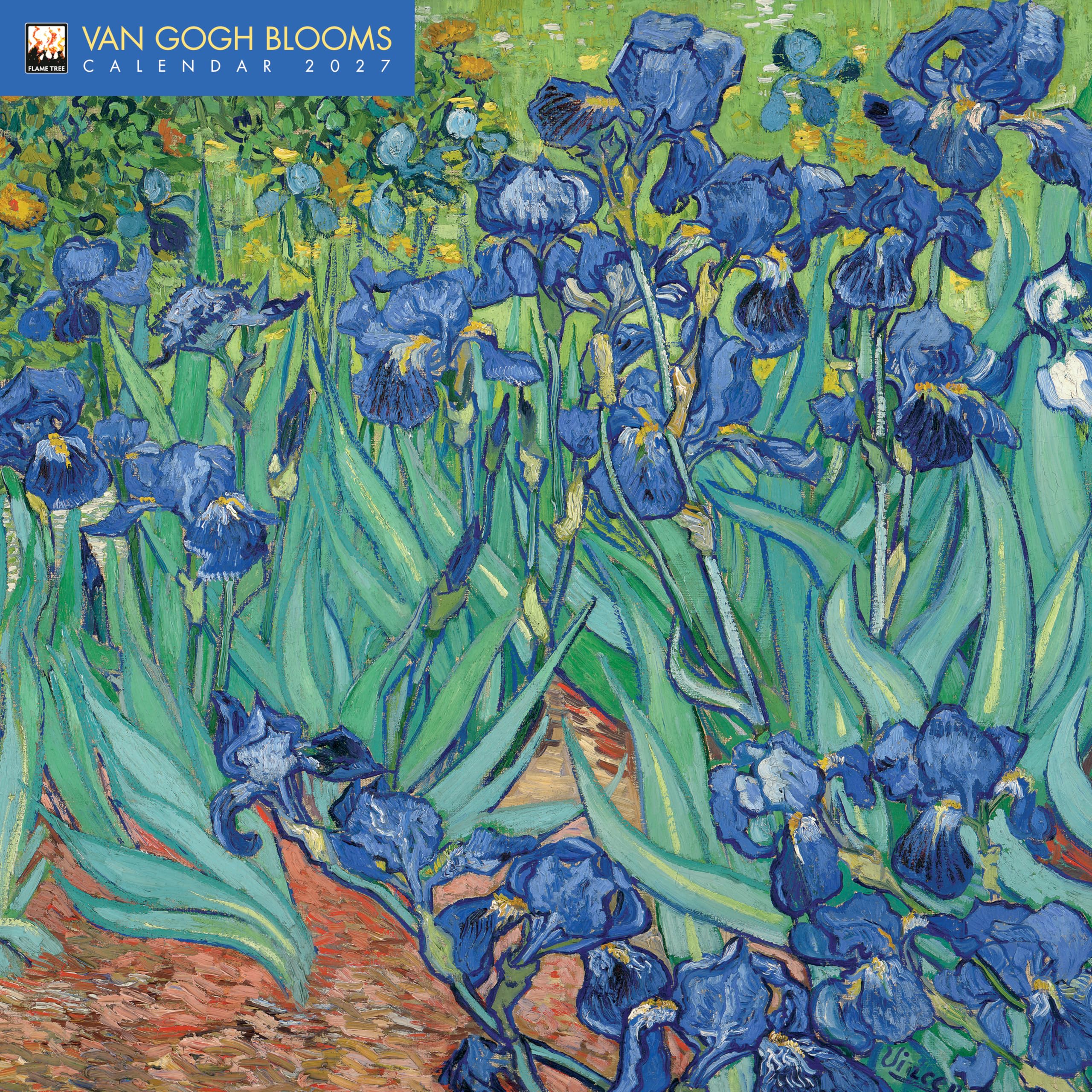 Van Gogh Blooms Wall Calendar 2027 (Art Calendar): Original Flame Tree Publishing-Kalender [Kalender]