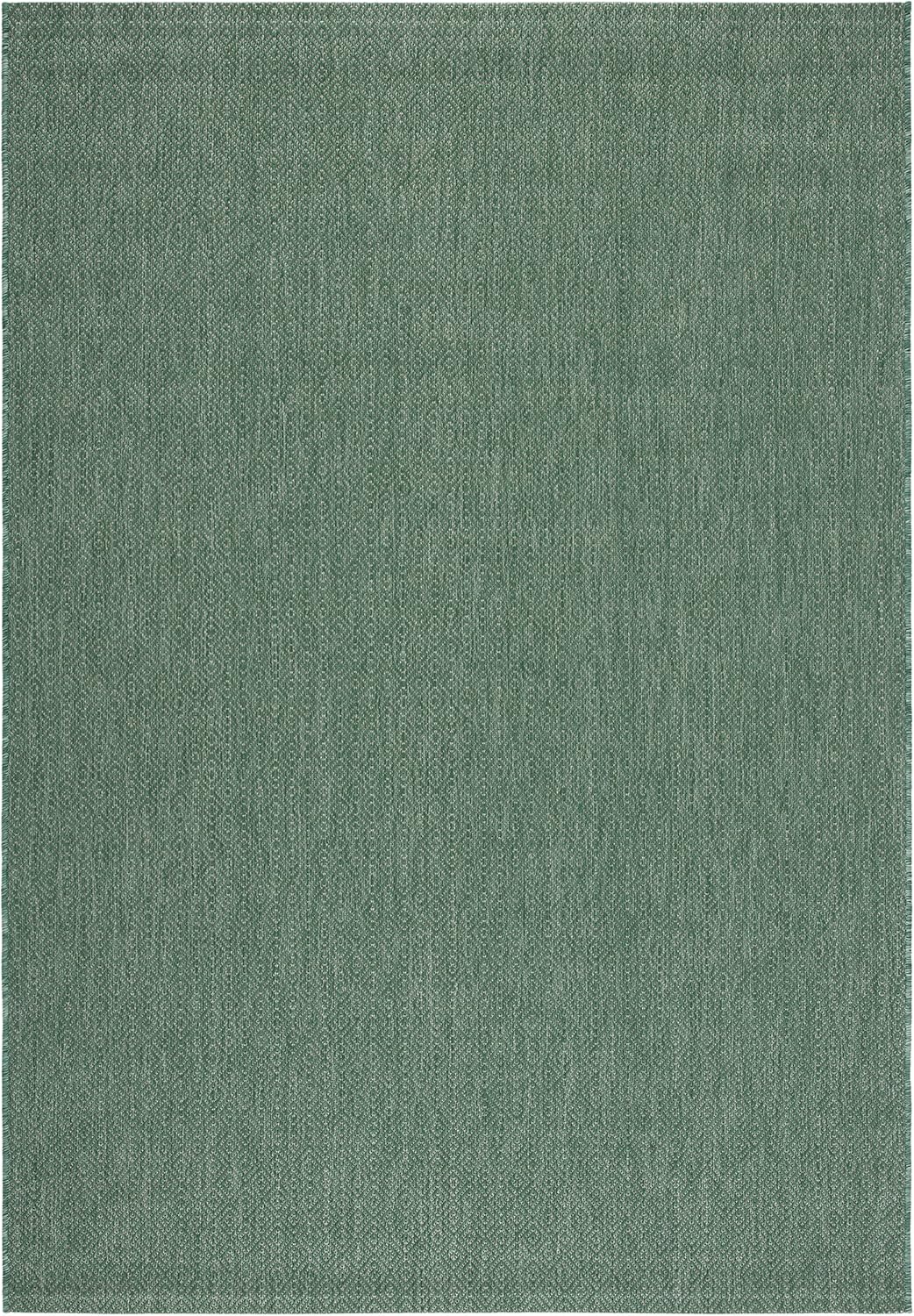 SAFAVIEH Courtyard Collection Area Rug - 6'7" Round, Gold & Gold, Solid Design, Non-Shedding & Easy Care, Indoor/Outdoor & Washable-Ideal for Patio, Backyard, Mudroom (CY6520-30622)