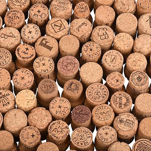 Champán reciclado y corchos de vino espumoso para manualidades (50)