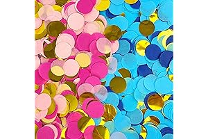 Baby Gender Reveal Pink and Blue Confetti Kit