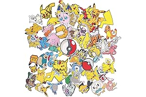 Adorable 62-Piece Pokeball Patch Embroidered Appliques