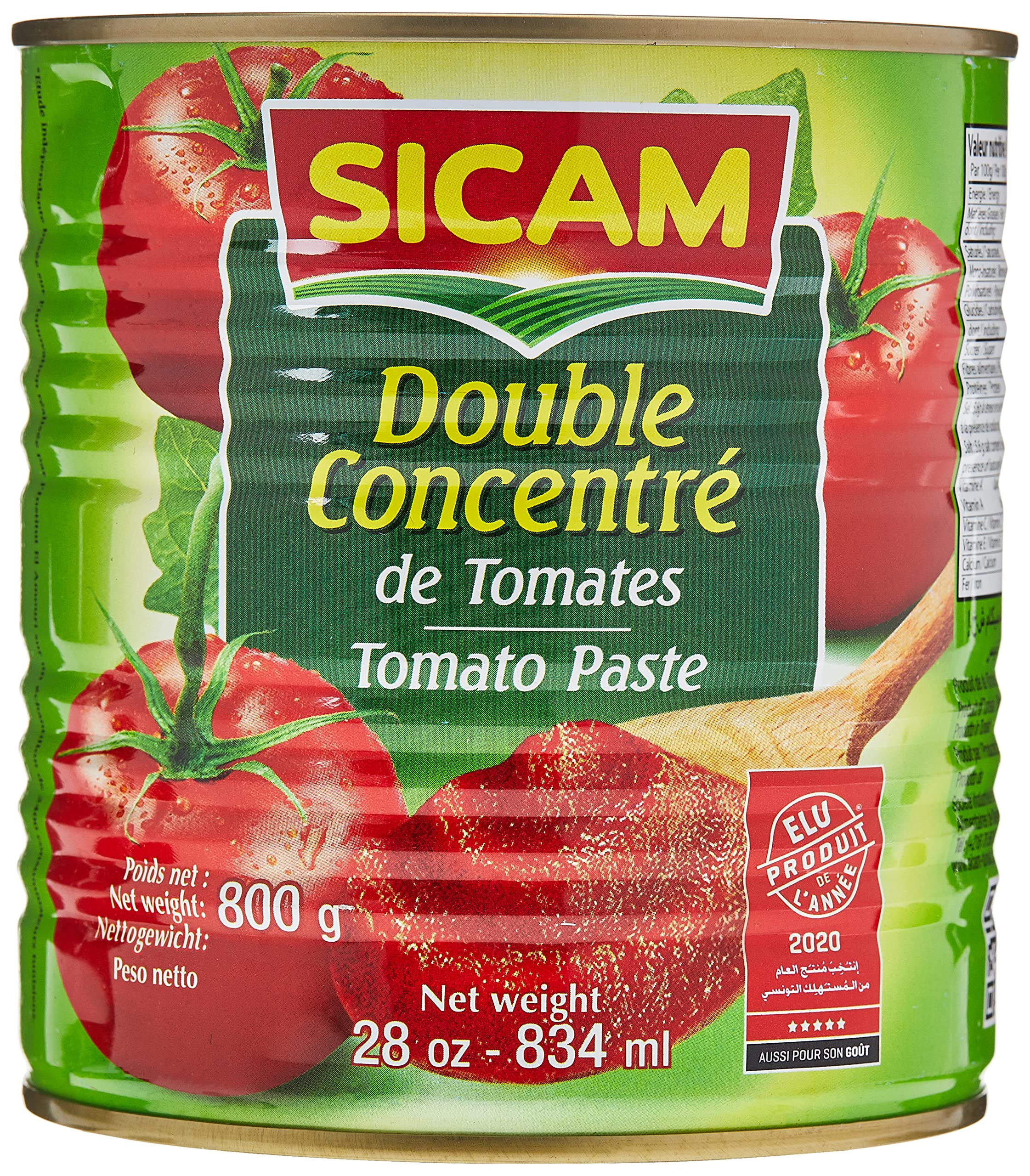 Sicam Double Concentrated Tomato Paste, 800 gm