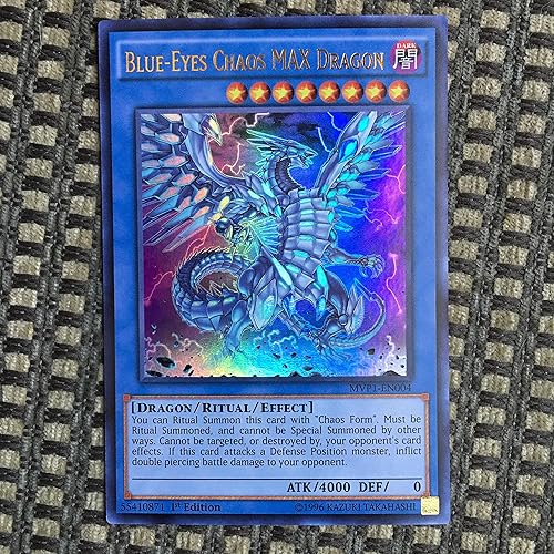 Ojos azules Chaos Max Dragon (MVP1-EN004)-el lado oscuro de las dimensiones de paquete de la película 1 edición ultra raro