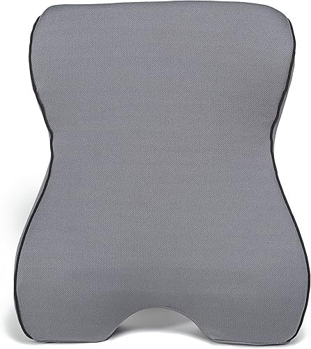 Miniatura 7 de Castle Squire - Respaldo de espuma viscoelástica firme para la parte inferior de la espalda, almohada de apoyo lumbar con acolchado de espuma densa