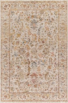 BoutiqueRugs Beige Oriental Traditional 2x3 Accent Rug Light Sage Tan Mustard Olive Brick Red Dark Blue Burgundy Oushak Asabi Entryway Bedside Nursery Mudroom Bathroom Powder Room 2 x 211"