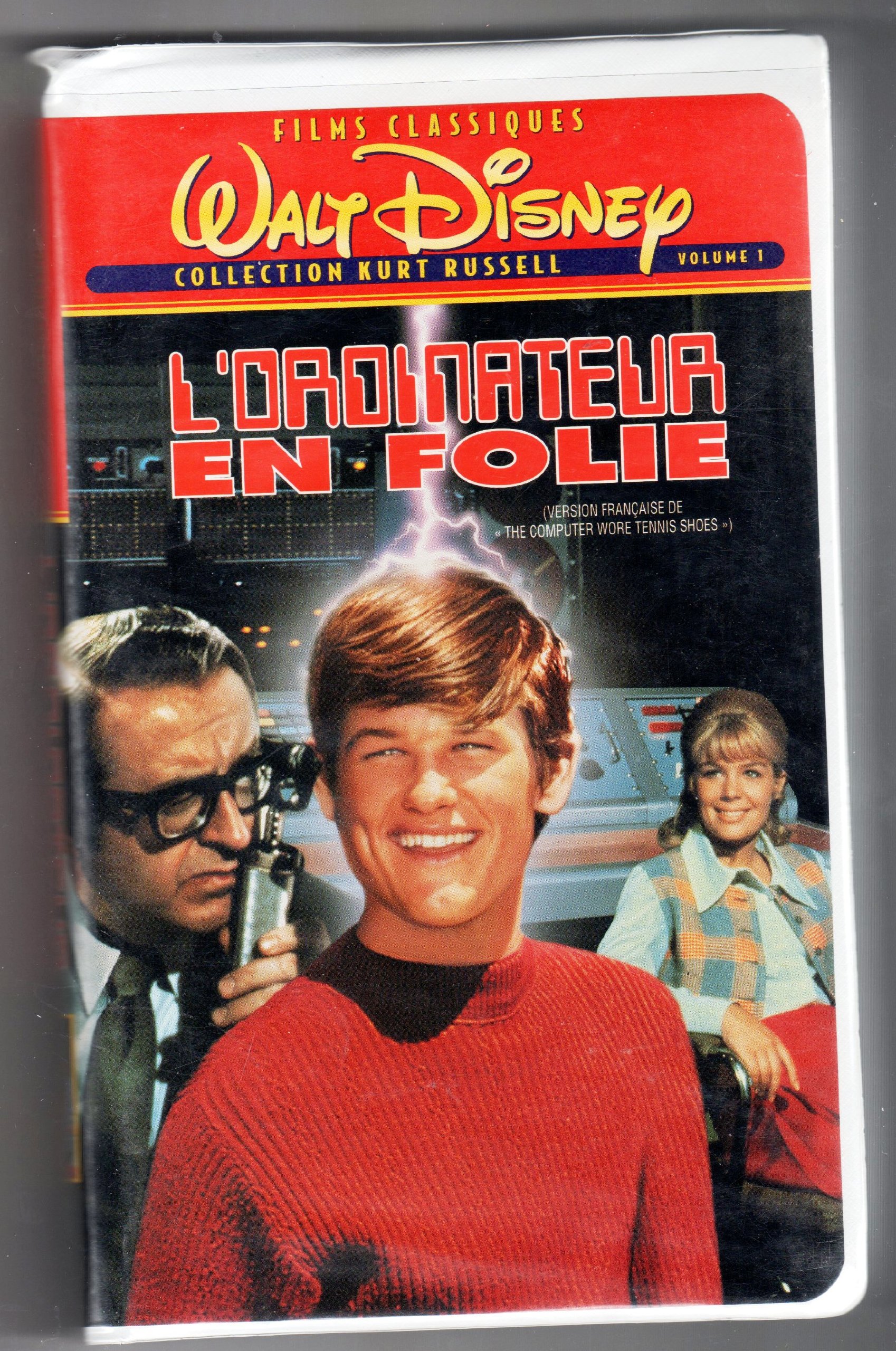 L'ordinateur en folie (The Computer wore Tennis Shoes) [VHS Tape]