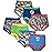 Thomas & Friends Boys Toddler Potty Training Pants with Success Tracking Chart and Stickers in Sizes 2T, 3T and 4T, 7-Pack, 3T