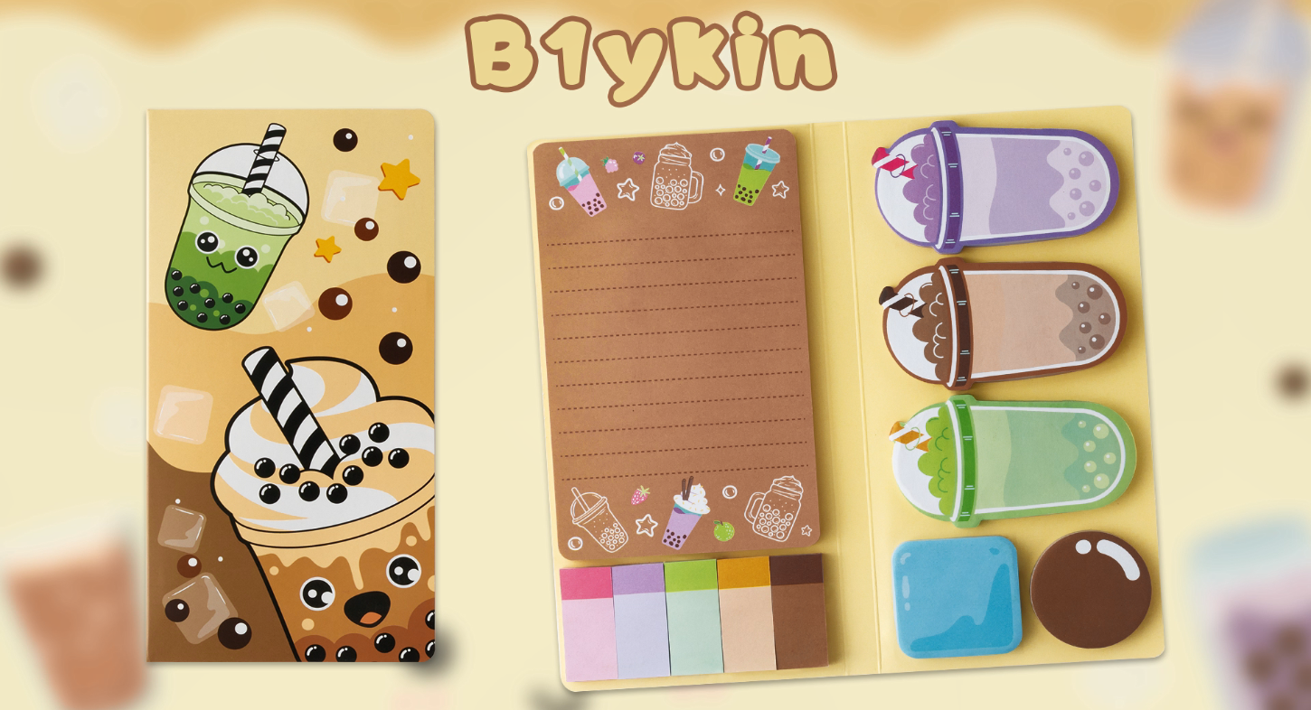 Book Self 6-Pack Book Review Sticky Notes - Colorful Reading Trackers ...