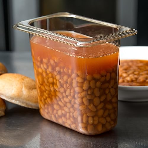 Miniatura 4 de Carlisle FoodService Products Storplus - Sartén para alimentos de alta temperatura, sartén con esquinas para catering, bufetes, restaurantes,